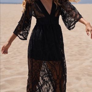 NWT Lace Maxi Dress